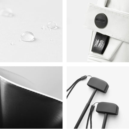 Mini Portable Umbrella Rain Women Windproof Durable 5 Folding Sun Umbrellas