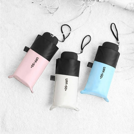 Mini Portable Umbrella Rain Women Windproof Durable 5 Folding Sun Umbrellas - DealBuddy