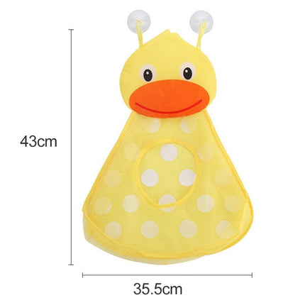 Baby Shower Bath Toys Storage Mesh Bag with Strong Suction Cups