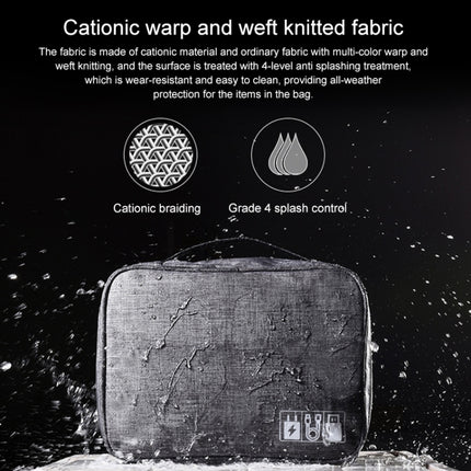 Digital Cable Bag Men Portable Travel Gadgets Pouch Power Cord Charger Headset Organizer