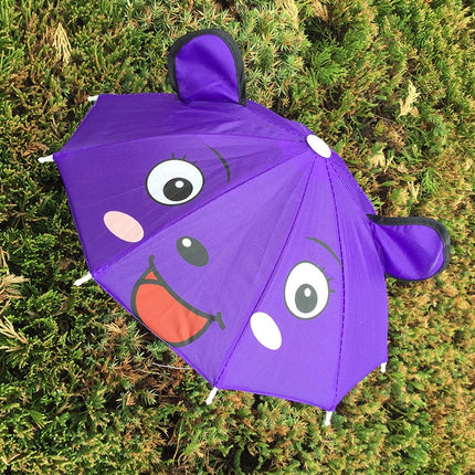 Cute Cartoon Children Umbrella Creative Long Handle Animal Umbrella