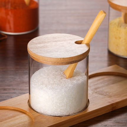 Creative Borosilicate Transparent Seasoning Jar Kitchen Supplies