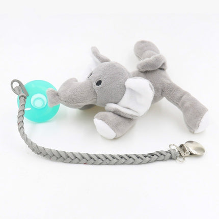 3 PCS Baby Pacifier Chain Leather Woven Anti-off Chain