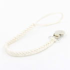 3 PCS Baby Pacifier Chain Leather Woven Anti-off Chain