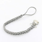 3 PCS Baby Pacifier Chain Leather Woven Anti-off Chain