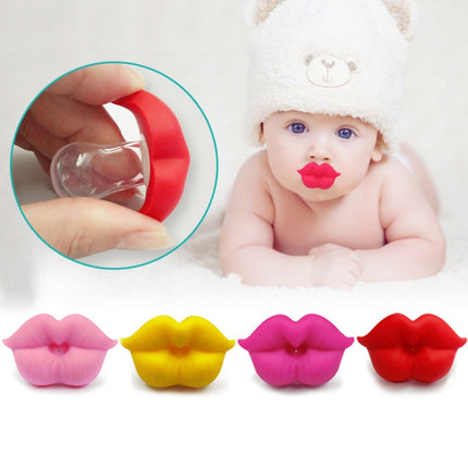 3 PCS Newborn Pacifier Red Lips Dummy Pacifiers Funny Silicone Baby Nipples Teether Soothers Pacifier