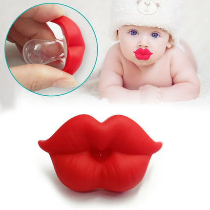 3 PCS Newborn Pacifier Red Lips Dummy Pacifiers Funny Silicone Baby Nipples Teether Soothers Pacifier