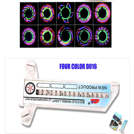 Bike Cycling Bicycle Tire Valve 32 Led Flash Spoke Wheel Light