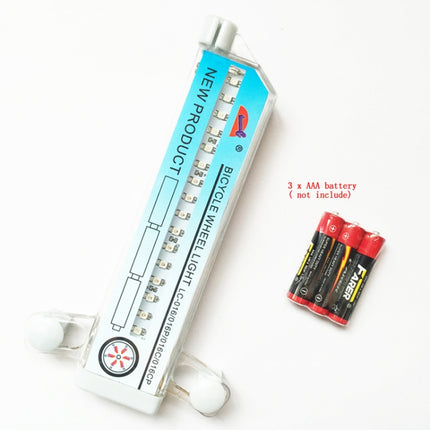 Bike Cycling Bicycle Tire Valve 32 Led Flash Spoke Wheel Light