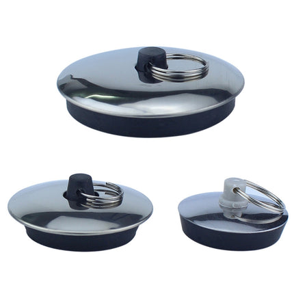3 PCS Sink Rubber Plug Wash Basin Bathtub Plug Mop Pool Laundry Pool Blocking Plug