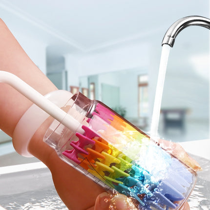 Silicone Baby Bottle Brush Cleaning Pacifier Nozzle Tube Cup Silicone Brush