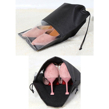 10 PCS Waterproof Shoes Storage Bag Pouch Portable Travel Organizer Drawstring Bag Cover Non-Woven Organizer, 32x44cm, 27x36cm - DealBuddy