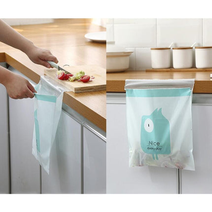 15 PCS Creative Cute Car Garbage Bag Paste-type Cleaning Bag for Car Interior