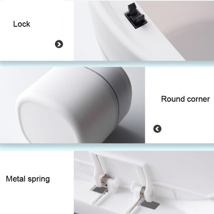 Household Mini Desktop Trash Can Covered Debris Storage Cleaning Cylinder Box, Push-type, Flip Lip - DealBuddy