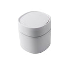 Household Mini Desktop Trash Can Covered Debris Storage Cleaning Cylinder Box, Push-type, Flip Lip - DealBuddy