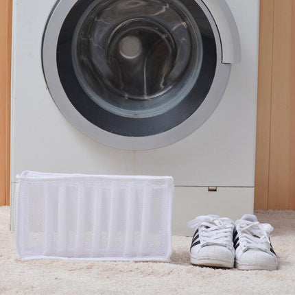 Washing Machine Shoe Bag Protective Mesh Laundry Net for Sports Shoes and Sneakers, Washing Shoes Bag - DealBuddy