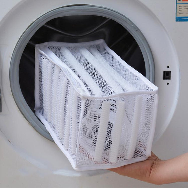 Washing Machine Shoe Bag Protective Mesh Laundry Net for Sports Shoes and Sneakers, Washing Shoes Bag - DealBuddy