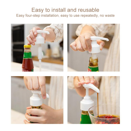 2pcs Household Fuel Consumption Quantitative Bottle Press Type Nozzle Pump Head