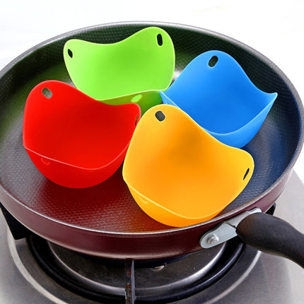 Silicone Egg Cooker Egg Bracket Kitchen Tools Pancake Cookware Bakeware Steam Eggs Plate Tray - DealBuddy