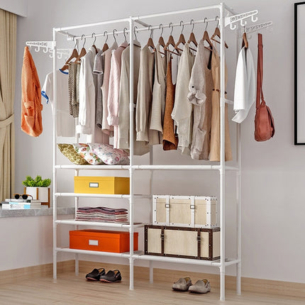 Bedroom Floor Simple Mobile Coat Rack Hanger