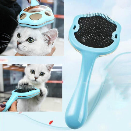 Footprint Pet Hair Removal Comb Dog Cat Hair Remover - DealBuddy