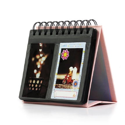 Calendar Style Desktop Standing Brand Name Folder Mini Desk 3 inch 68 Photos Album Book