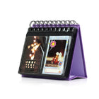 Calendar Style Desktop Standing Brand Name Folder Mini Desk 3 inch 68 Photos Album Book