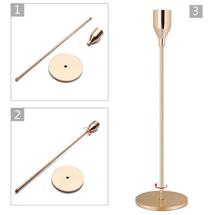 Creative Single Head Candlestick Candle Holder Wedding Table Decoration