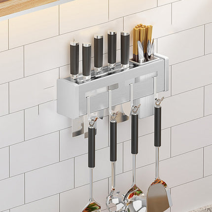 Kitchen Wall-mounted Rack Free Punching Chopsticks Holder - DealBuddy