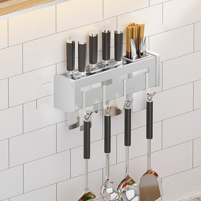 Kitchen Wall-mounted Rack Free Punching Chopsticks Holder - DealBuddy