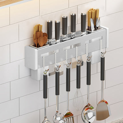 Kitchen Wall-mounted Rack Free Punching Chopsticks Holder - DealBuddy