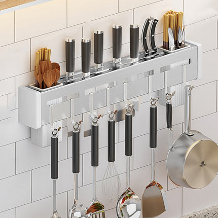 Kitchen Wall-mounted Rack Free Punching Chopsticks Holder - DealBuddy