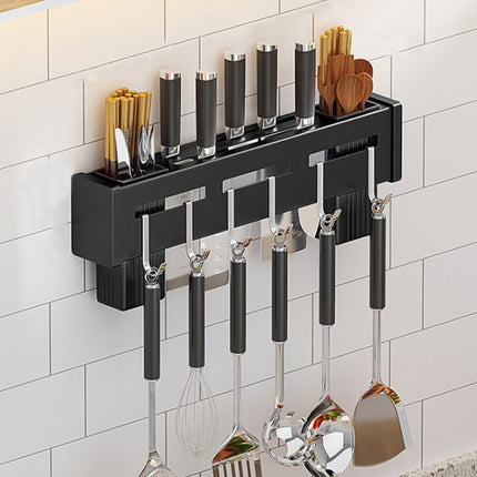 Kitchen Wall-mounted Rack Free Punching Chopsticks Holder - DealBuddy