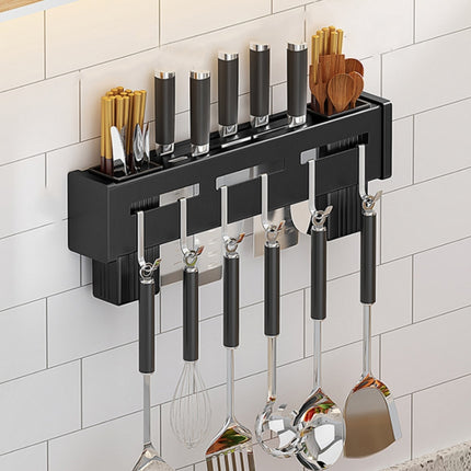 Kitchen Wall-mounted Rack Free Punching Chopsticks Holder - DealBuddy
