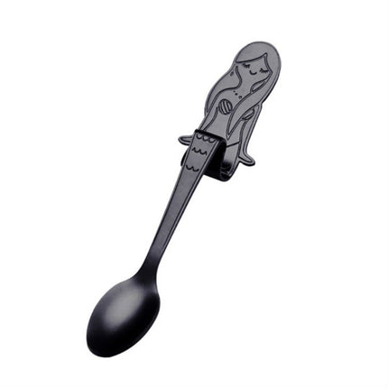 Creative Coffee Spoon Mermaid Shape Handle Spoons Flatware Drinking Tools