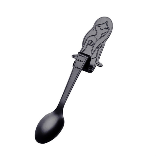 Creative Coffee Spoon Mermaid Shape Handle Spoons Flatware Drinking Tools