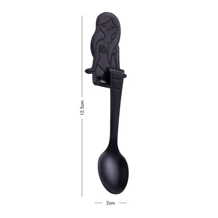 Creative Coffee Spoon Mermaid Shape Handle Spoons Flatware Drinking Tools