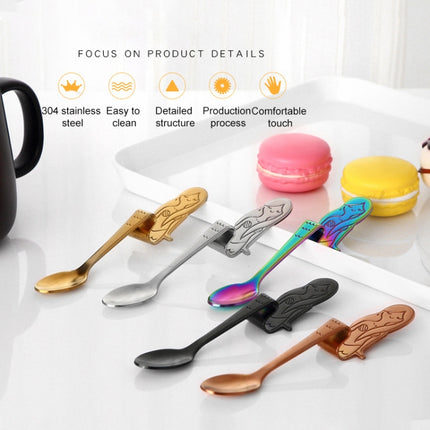 Creative Coffee Spoon Mermaid Shape Handle Spoons Flatware Drinking Tools