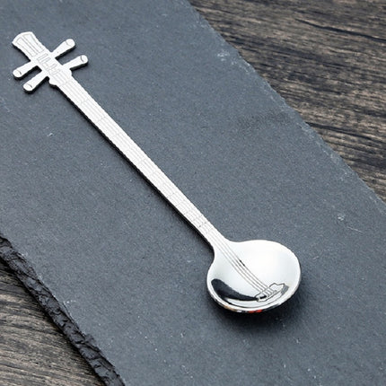 Stainless Steel Coffee Mixing Spoon Creative Musical Instrument Shape Spoon