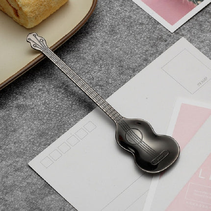 Stainless Steel Coffee Mixing Spoon Creative Musical Instrument Shape Spoon