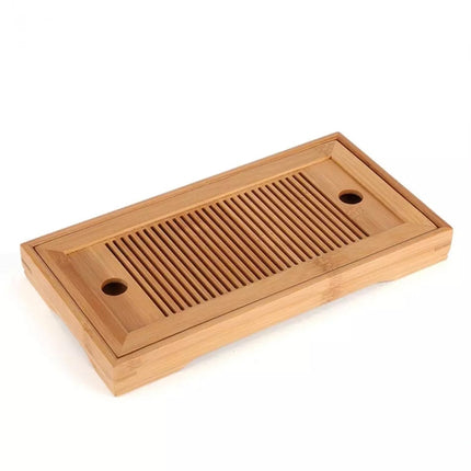 Bamboo Tea Trays Kung Fu Tea Accessories Tea Tray Table With Drain Rack