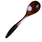 Round Mouth Tip Spoon Black S011h