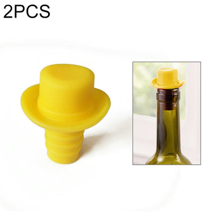 Silica Gel Top Hat Fresh Wine Corks Cruet Red Wine Stopper, 2 PCS Hat Shape(Brown), 2 PCS Hat Shape(Black), 2 PCS Hat Shape(Red Wine), 2 PCS Hat Shape(Yellow), 2 PCS Hat Shape(Rose Red), 2 PCS Hat Shape(Red) - DealBuddy