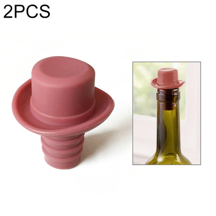 Silica Gel Top Hat Fresh Wine Corks Cruet Red Wine Stopper, 2 PCS Hat Shape(Brown), 2 PCS Hat Shape(Black), 2 PCS Hat Shape(Red Wine), 2 PCS Hat Shape(Yellow), 2 PCS Hat Shape(Rose Red), 2 PCS Hat Shape(Red) - DealBuddy