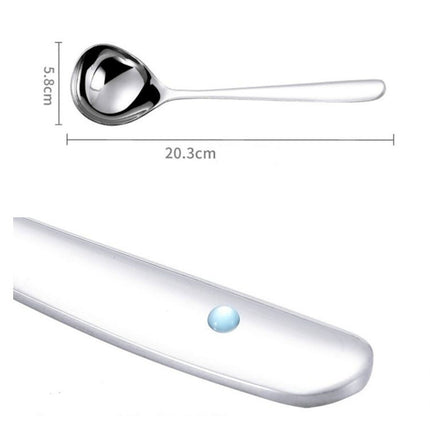 Stainless Steel Sauce Spoon Creative Big Head Long Handle Spoon, Gold, Rose Gold, Colorful - DealBuddy