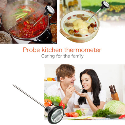 Portable Digital Probe Meat Kitchen Food Cooking BBQ and Liquid Thermometer - DealBuddy