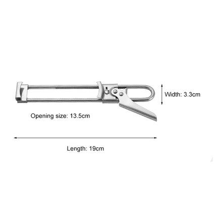 Stainless Steel bottle Opener Adjustable Can Opener Jam Bottle Opener Gadget