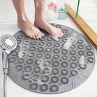 Bathroom Anti-slip Round Mat Suction Cup Massage Foot Pad
