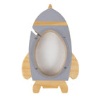 Nordic Wood Rocket Money Box Toys Living Room Decoration Piggy Bank