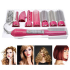 8 in 1 Professional Hair Dryer Hair Curler for Hotel Travel With Comb Powerful Hairdryer